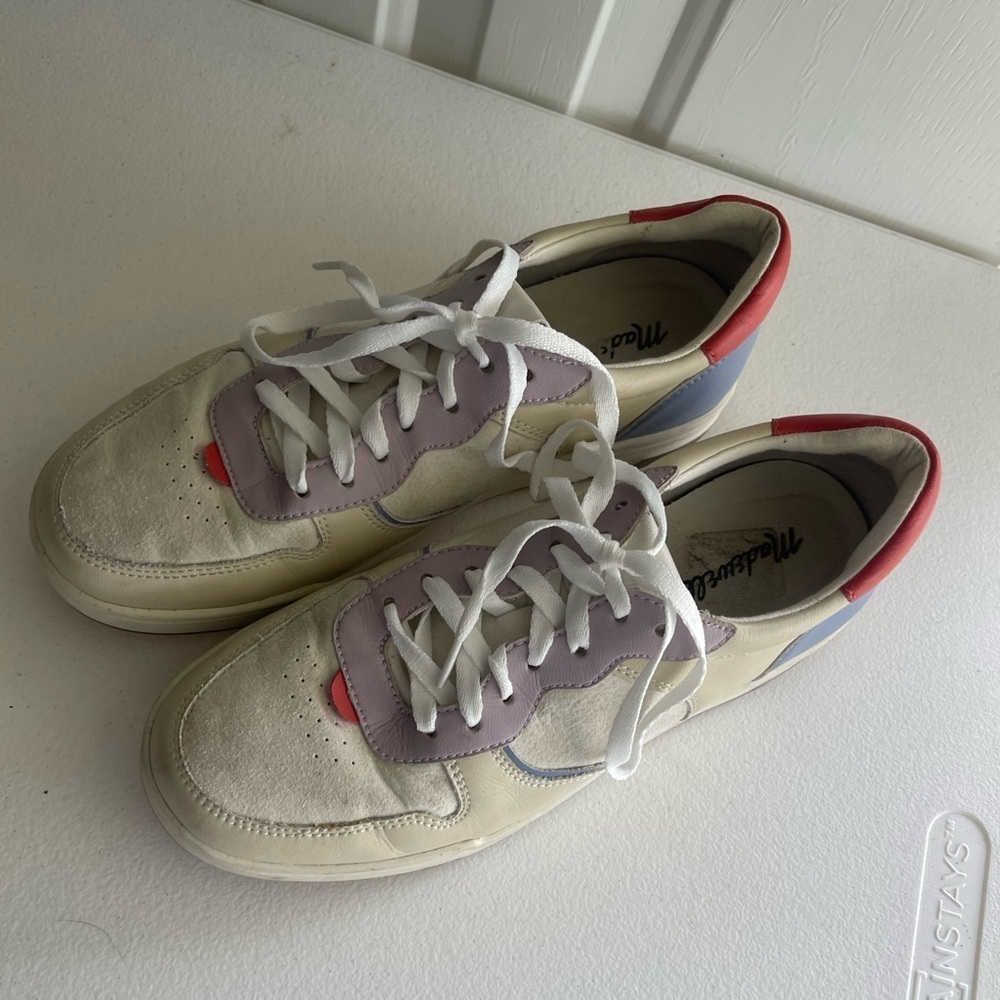 Madewell court multi color lace up sneakers - Picture 2 of 10